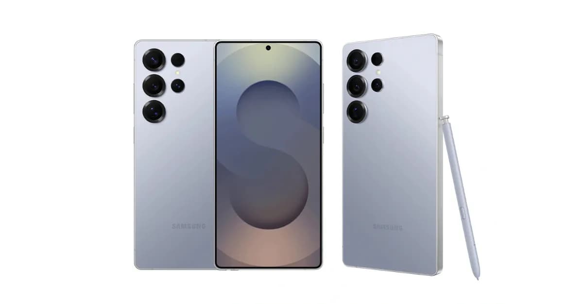 Samsung Galaxy S25 Ultra, modèle précédent du futur S26 Ultra, illustrant le design de la série Galaxy Ultra.